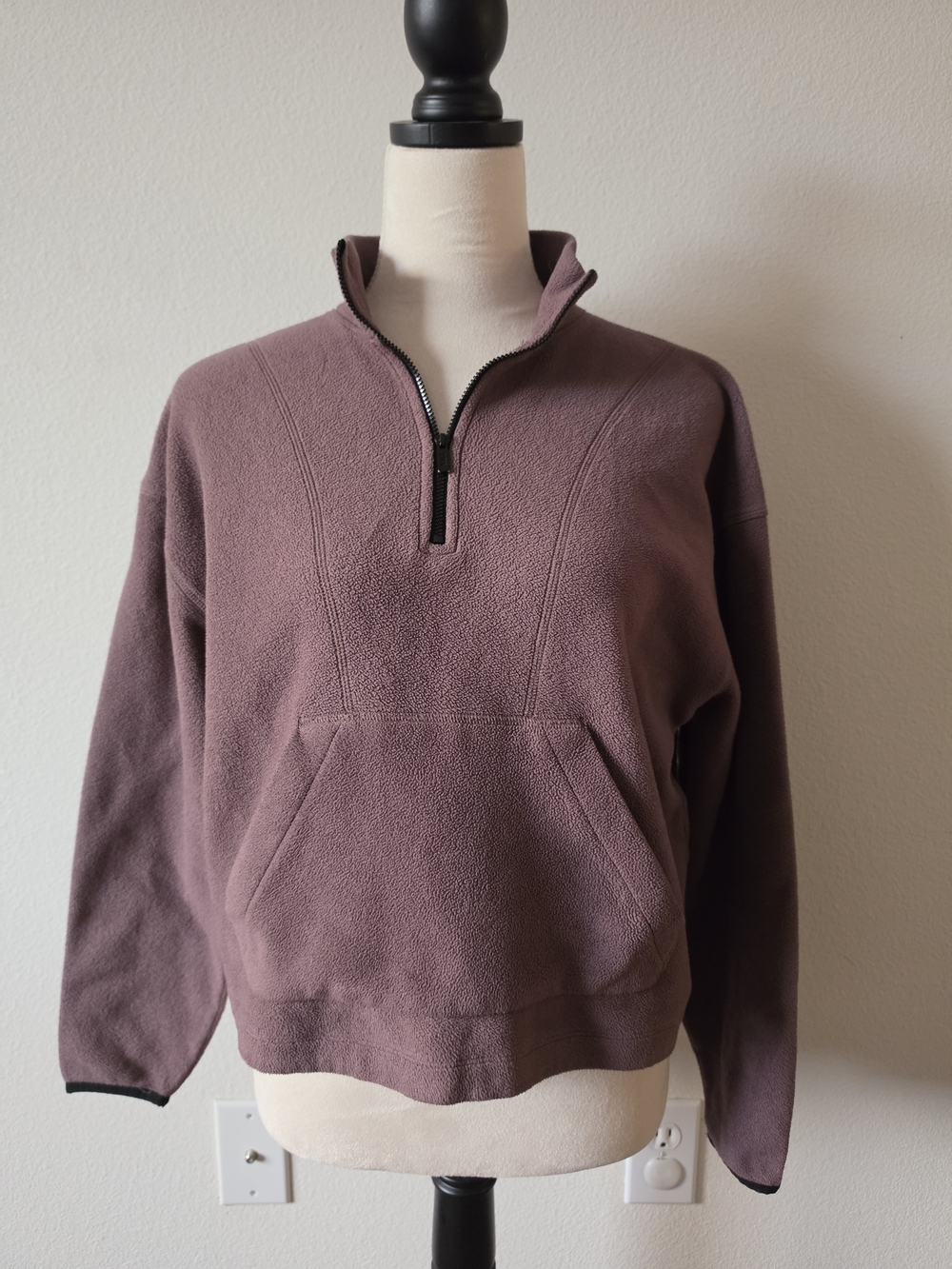Womens VICTORIA'S SECRET PINK quarter zip fleece pullover jacket  Size XS
